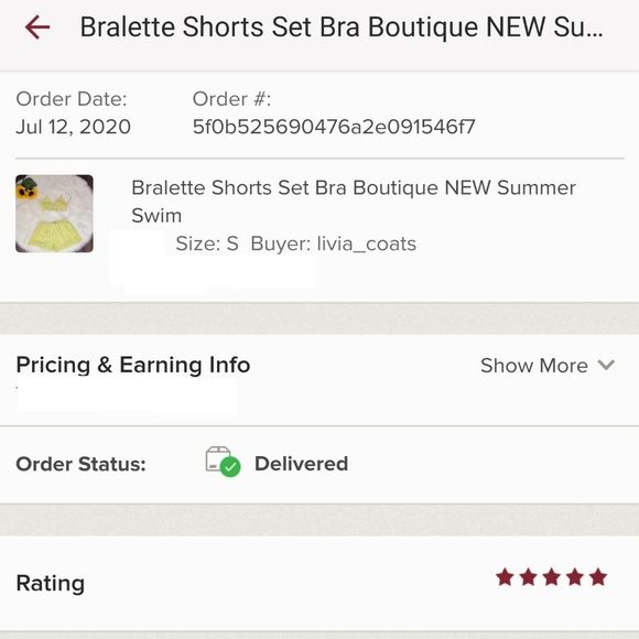 Bralette Shorts Set Bra Boutique NEW Summer Swim - Picture 9 of 11